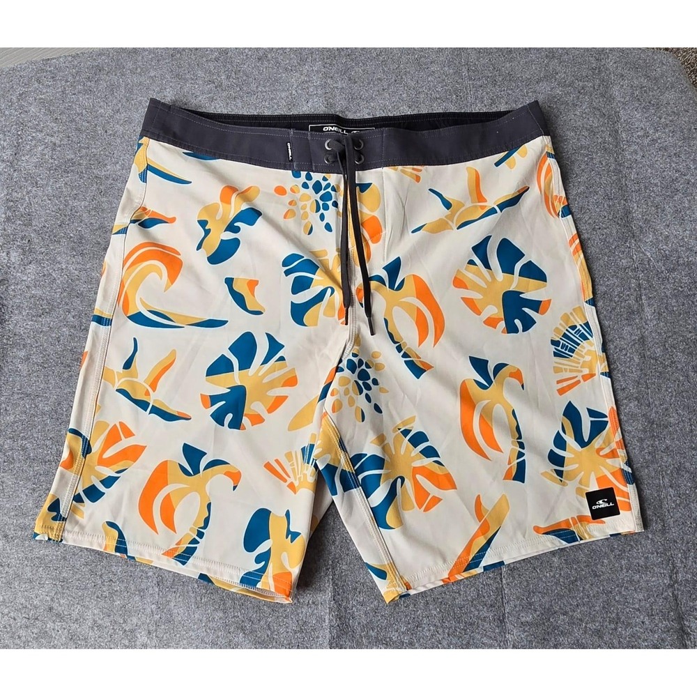 NWOT O'Neill Men's Hyperfreak Mysto 20 Swim Surf Shorts Size 36